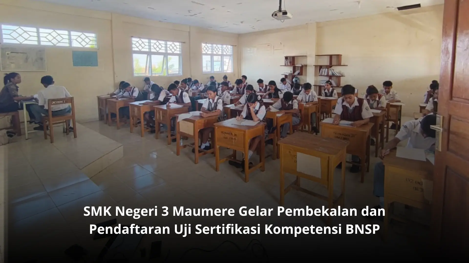 SMK Negeri 3 Maumere Gelar Pembekalan Uji Sertifikasi Kompetensi BNSP