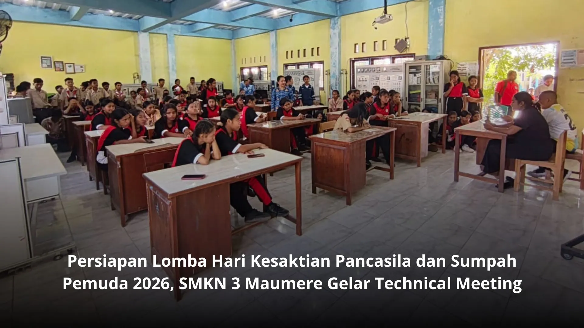 Persiapan Lomba Hari Kesaktian Pancasila dan Sumpah Pemuda 2026, SMKN 3 Maumere Gelar Technical Meeting